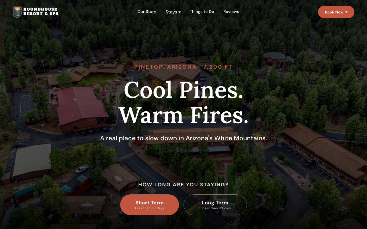 Roundhouse Resort and Spa website